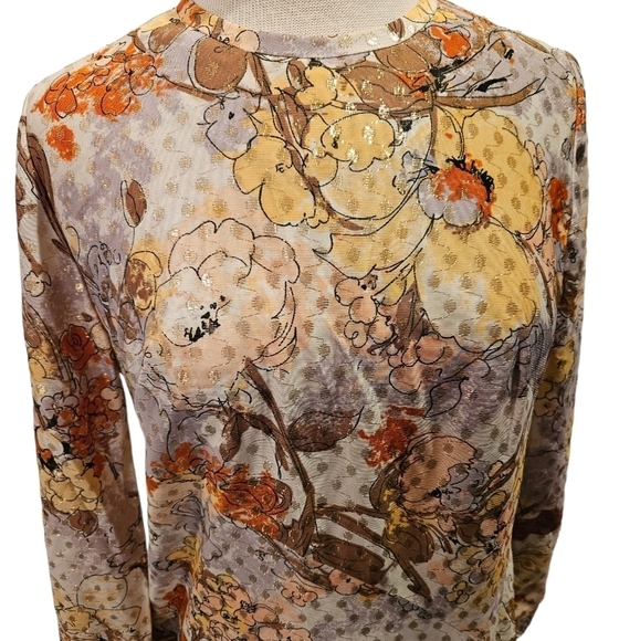 Leslie Pomer Vintage 1960s Maxi Hostess Dress Grannycore - Picture 5 of 9